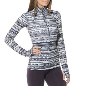 Nike Size S Half Zip Long Sleeve Athletic Top